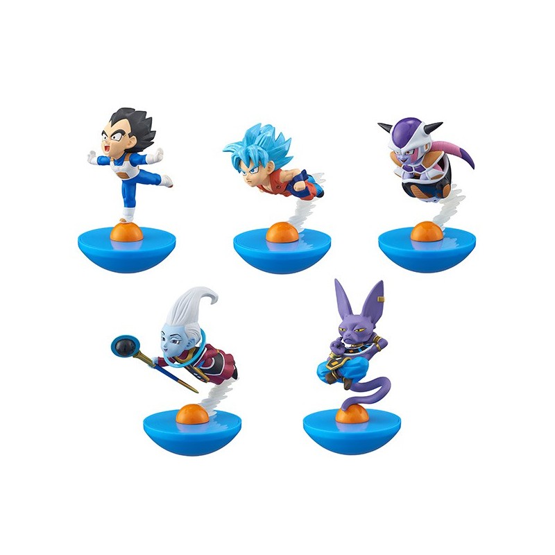 Dragon Ball Super Goku SSGSS + Vegeta + Bills + Whis + Freezer YuraColle  figures | Megahouse | Global Freaks