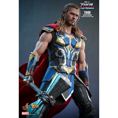 Marvel Thor Love & Thunder Thor Deluxe Version Scale Collectible Figure Hot Toys 14
