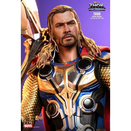 Marvel Thor Love & Thunder Thor Deluxe Version Scale Collectible Figure Hot Toys 6