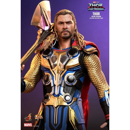 Marvel Thor Love & Thunder Thor Deluxe Version Scale Collectible Figure Hot Toys 5