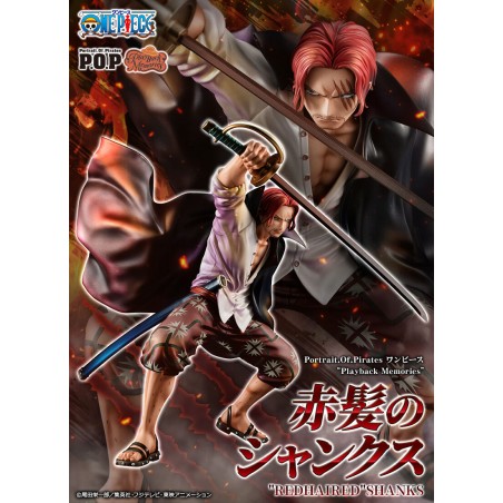 One Piece Red-Haired Shanks Portrait of Pirates Playback Memories Megahouse