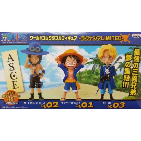 One Piece Luffy Portgas Sabo Ll Wcf Lagunasia Limited Figure Banpresto Global Freaks