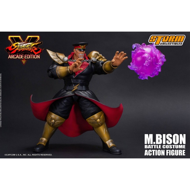 Street Fighter V Bison Battle Costume figure by Storm Collectibles. 