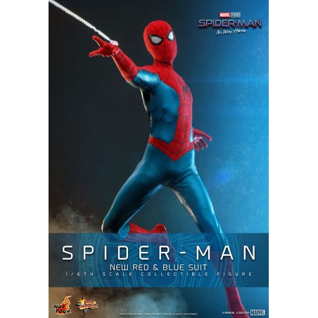 Spider-Man: No Way Home Spider-Man (New Red and Blue Suit) Movie Masterpiece Hot Toys