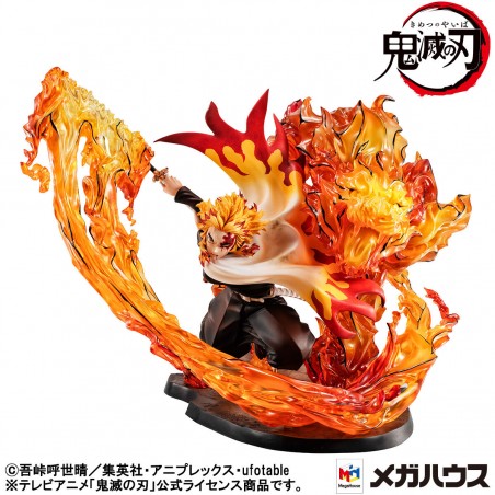 Kimetsu no Yaiba Kyojuro Rengoku Flame Breathing Fifth Form "Flame Tiger" Precious G.E.M. Megahouse