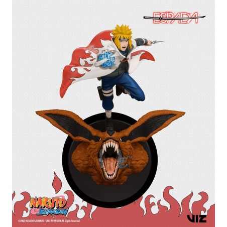 Naruto Shippuden Minato vs. 9 Tailed Fox Espada Art