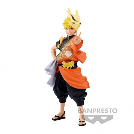 Naruto Shippuden Naruto Uzumaki Animation 20th Anniversary Costume Banpresto