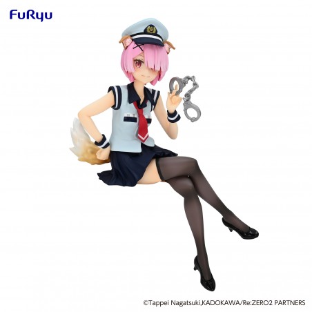 Re:Zero Ram -Police Officer Cap with Dog Ears- Noodle Stopper FuRyu