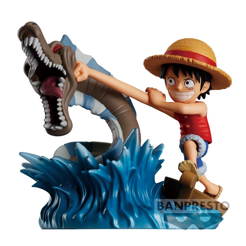One Piece Luffy Vs Local Sea Monster WCF Log Stories figure