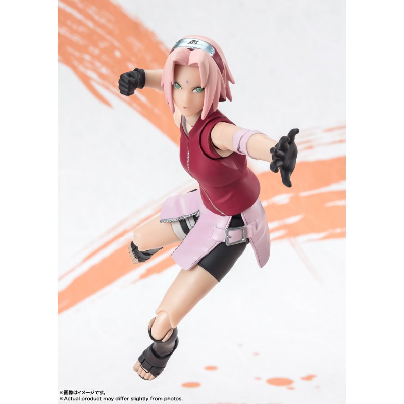 Original BANDAI Banpresto Top 99 NARUTO Haruno Sakura PVC Anime Figure  Action Figures Model Toys