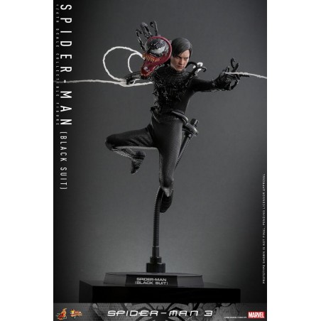 Spider-Man 3 Spider-Man (Black Suit) Movie Masterpiece Hot Toys