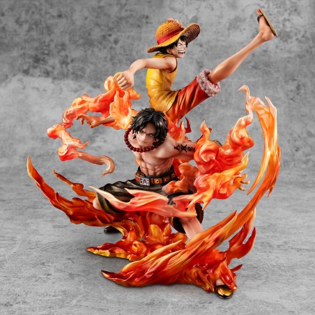 One Piece Monkey D. Luffy & Portgas D. Ace Kyoudai no Kizuna, 20th LIMITED Ver. Portrait of Pirates NEO-MAXIMUM MegaHouse