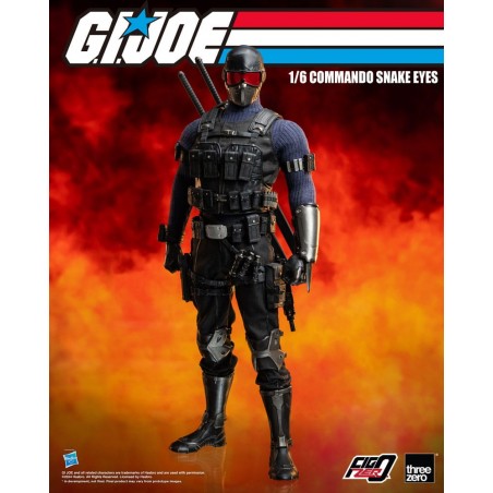 G.I. Joe Commando Snake Eyes FigZero 1/6 ThreeZero