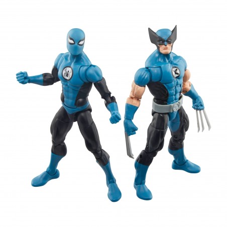 Fantastic Four Wolverine & Spider-Man Pack de Figuras Marvel Legends Series Hasbro