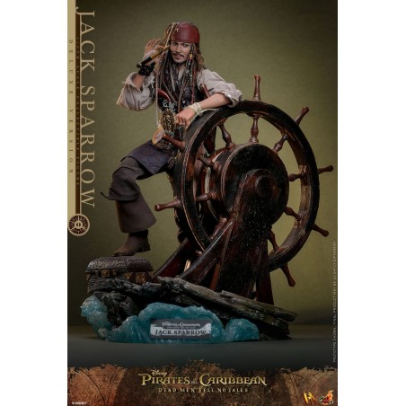 Pirates of the Caribbean: Dead Men Tell No Tales Jack Sparrow DX Action Figure 1/6 (Deluxe Version) Hot Toys