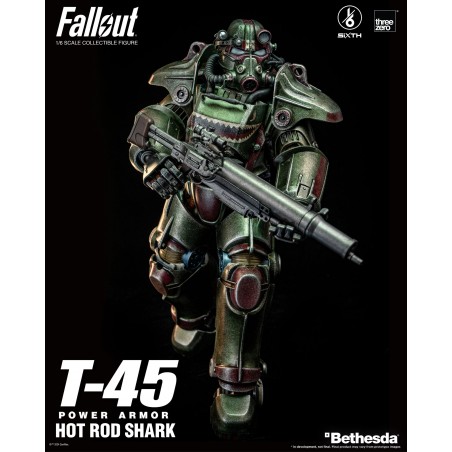Fallout T-45 Power Armor Hot Rod Shark 1/6 Sixth ThreeZero