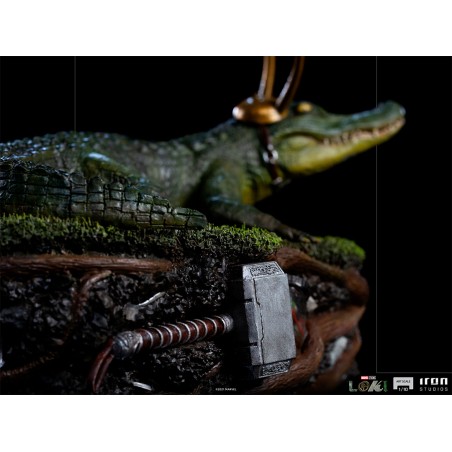Marvel Loki Alligator Art Scale Iron Studios