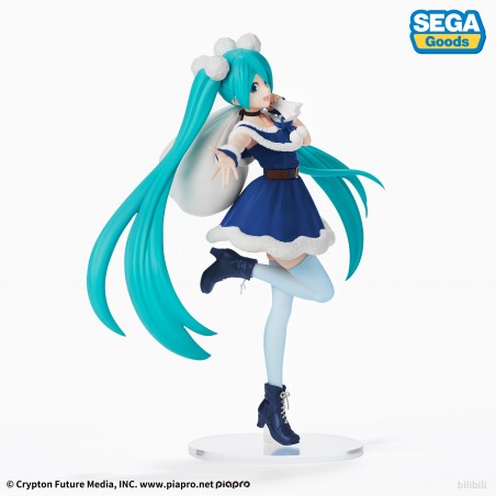 Vocaloid Hatsune Miku Blue Christmas Style 2020 Ver. SPM Sega